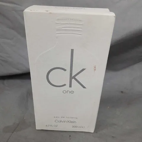 BOXED CALVIN KLEIN ONE EAU DE TOILETTE 200ML