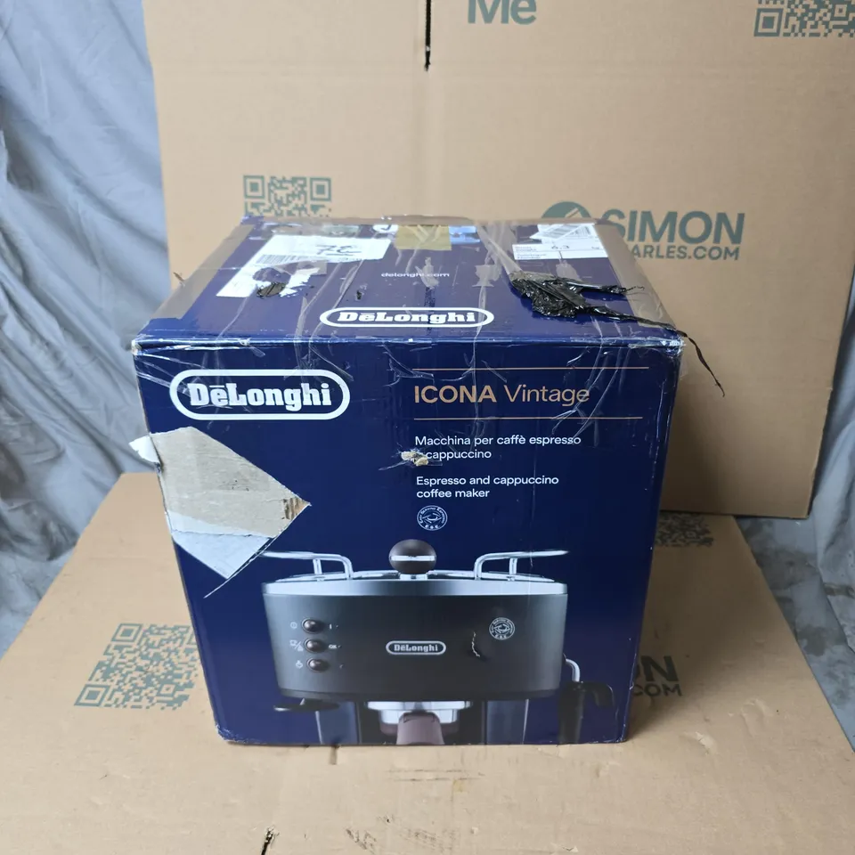 DE'LONGHI ICONA VINTAGE ESPRESSO COFFEE MACHINE – BOXED