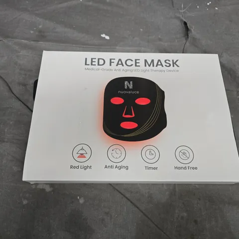 BOXED NUOVALUCE LED FACE MASK