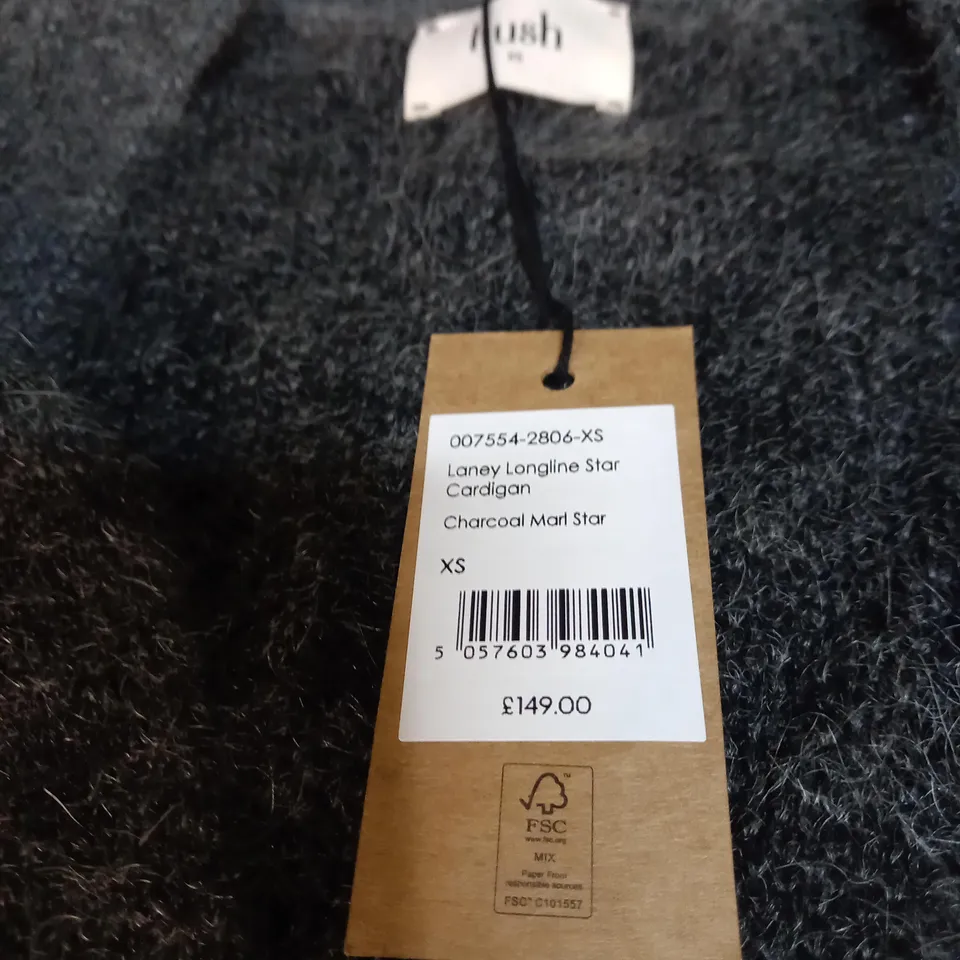 LANEY LONGLINE STAR CARDIGAN SIZE XS