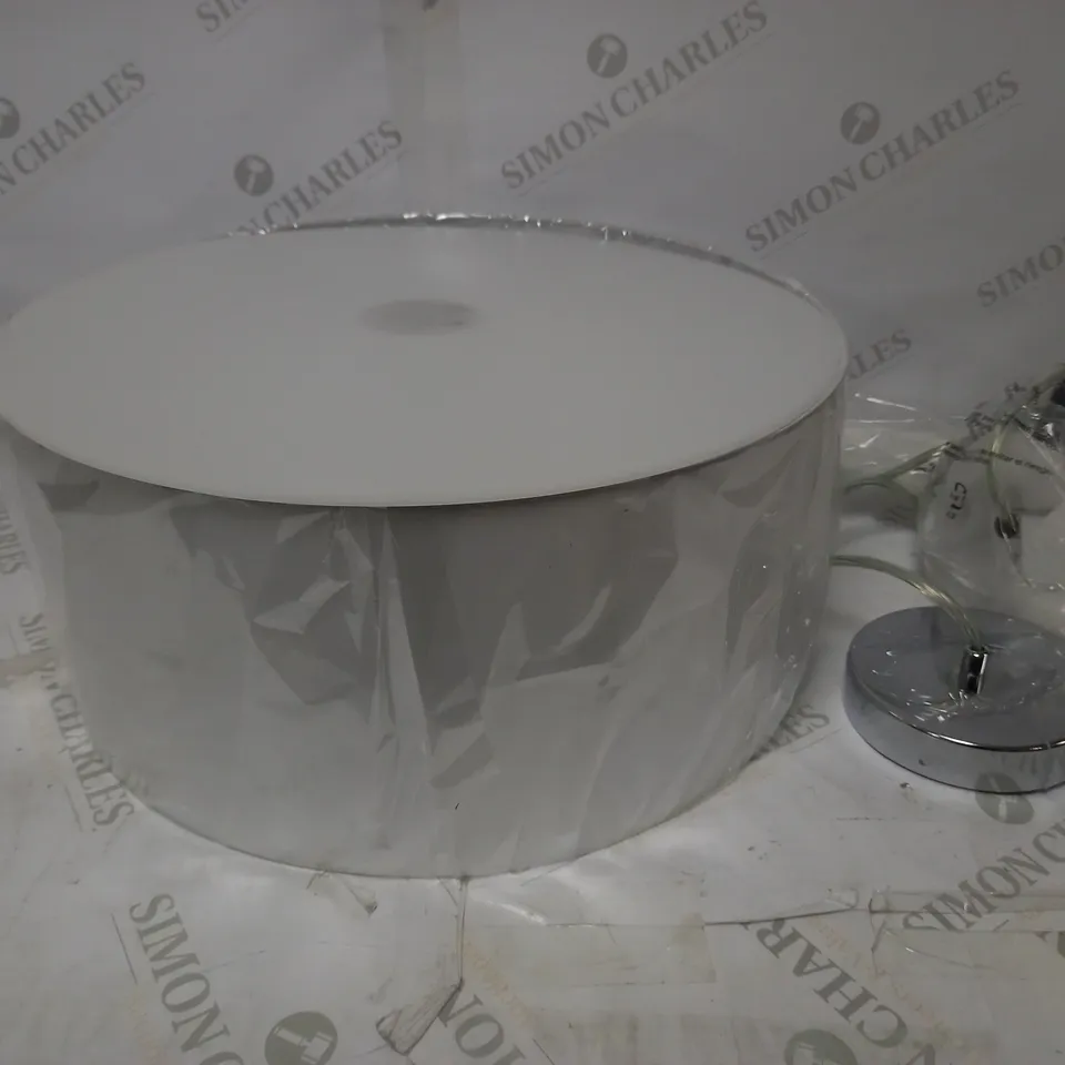 RONDA 3 LIGHT E27 POLISHED CHROME ADJUSTABLE 40CM PENDANT