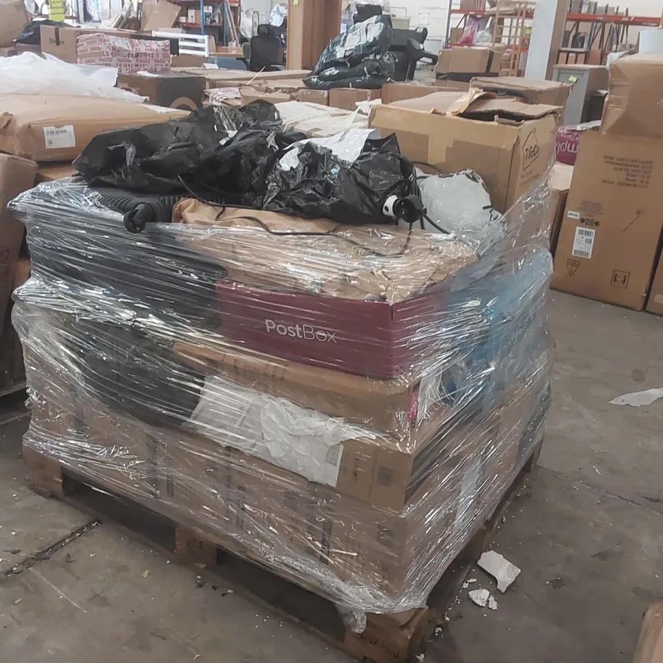 PALLET CONTAINING A LARGE QUANTITY OF ASSORTED HOUSEHOLD ITEMS ECT