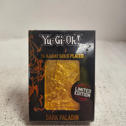 YU-GI-OH! DARK PALADIN 24 KARAT GOLD PLATED LIMITED EDITION FIGURE – BOXED