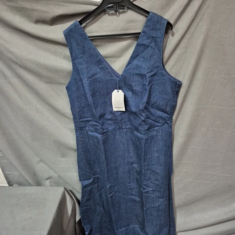 SEASALT AUDREY DRESS – DARK WASH DENIM – UK 18 (US 14, EUR 46)