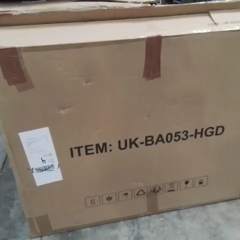 BOXED LARGE WALL MOUNTED BATHROOM MIRROR 