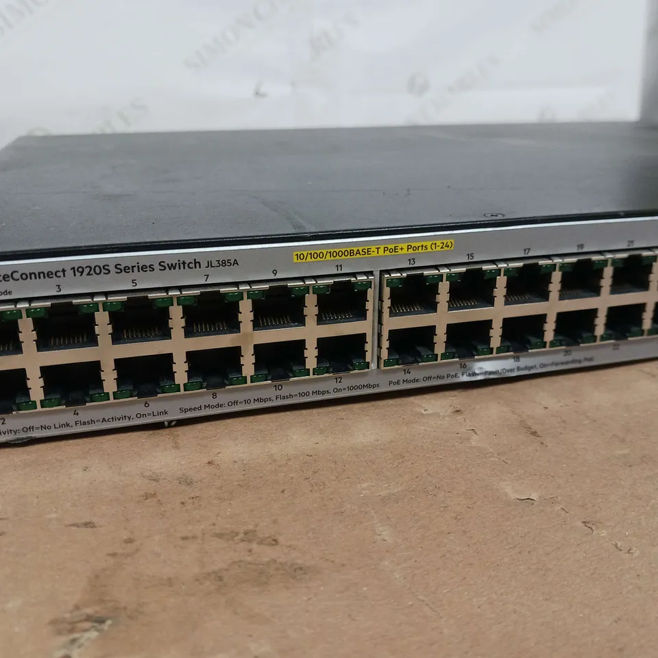 HPEOFFICECONNECT 1920S SERIES SWITCH - JL385A