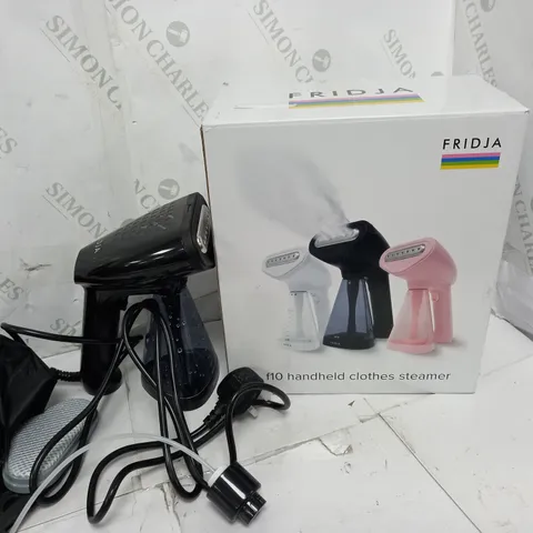 BOXED FRIDJA F10 HANDHELD CLOTHES STEAMER