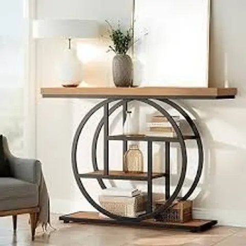 BOXED TRIBESIGNS 4-TIER CONSOLE TABLE