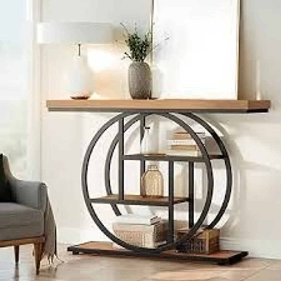 BOXED TRIBESIGNS 4-TIER CONSOLE TABLE