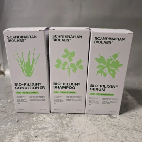 LOT OF 3 SCANDINAVIAN BIOLABS 100ML BIO-PILIXIN SERUMS