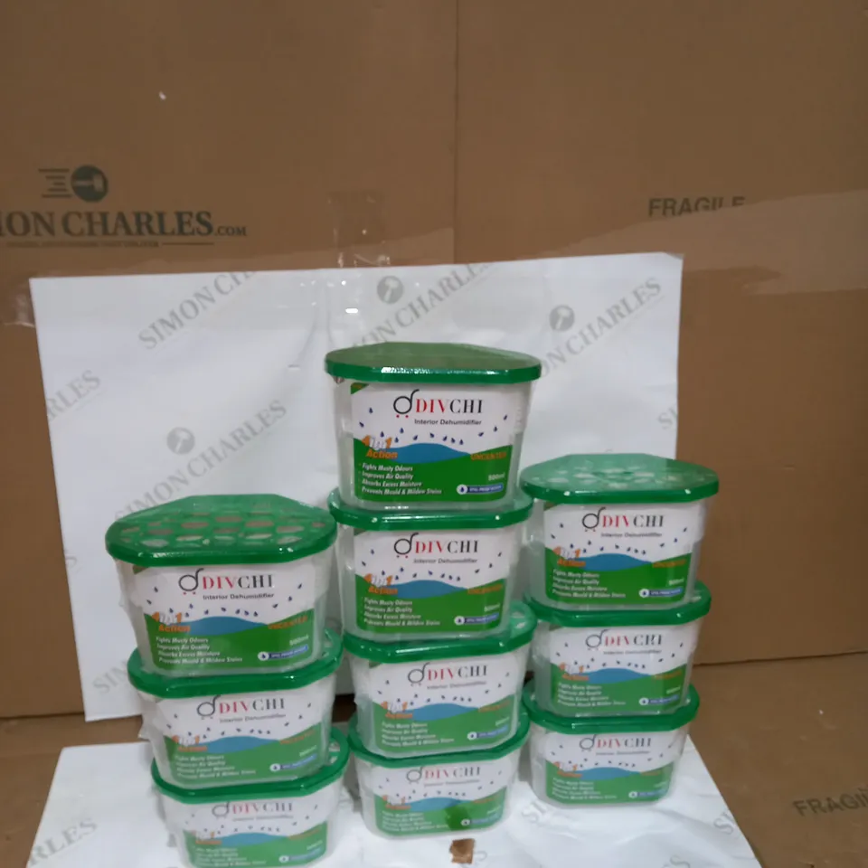SET OF 10  Q DIVCHI INTERIOR DEHUMIDIFIER 