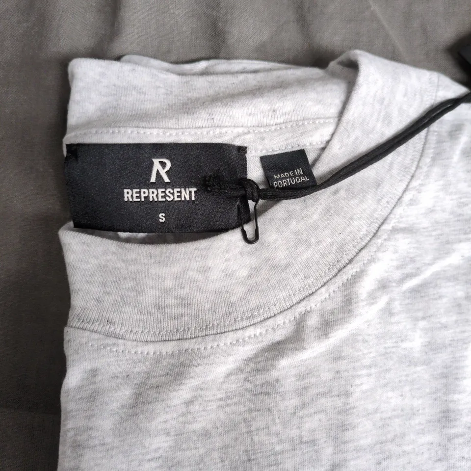 REPRESENT JERSEY T-SHIRT – ICE GREY MARL, UK S