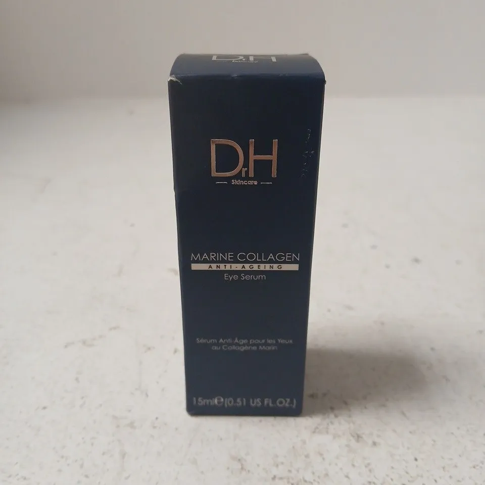 BOXED AND SEALED DH SKINCARE MARINE COLLAGEN ANTI-AGEING EYE SERUM, 15ML