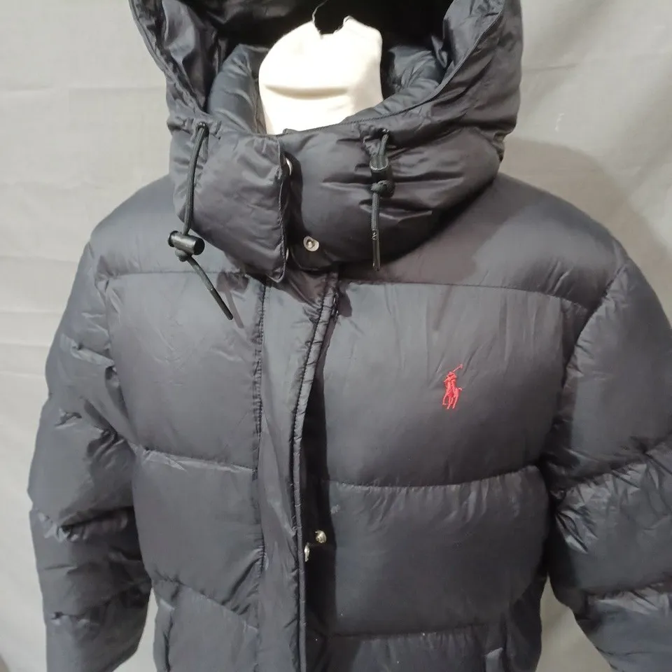 POLO RALPH LAUREN ZIPPED BUBBLE COAT SIZE L