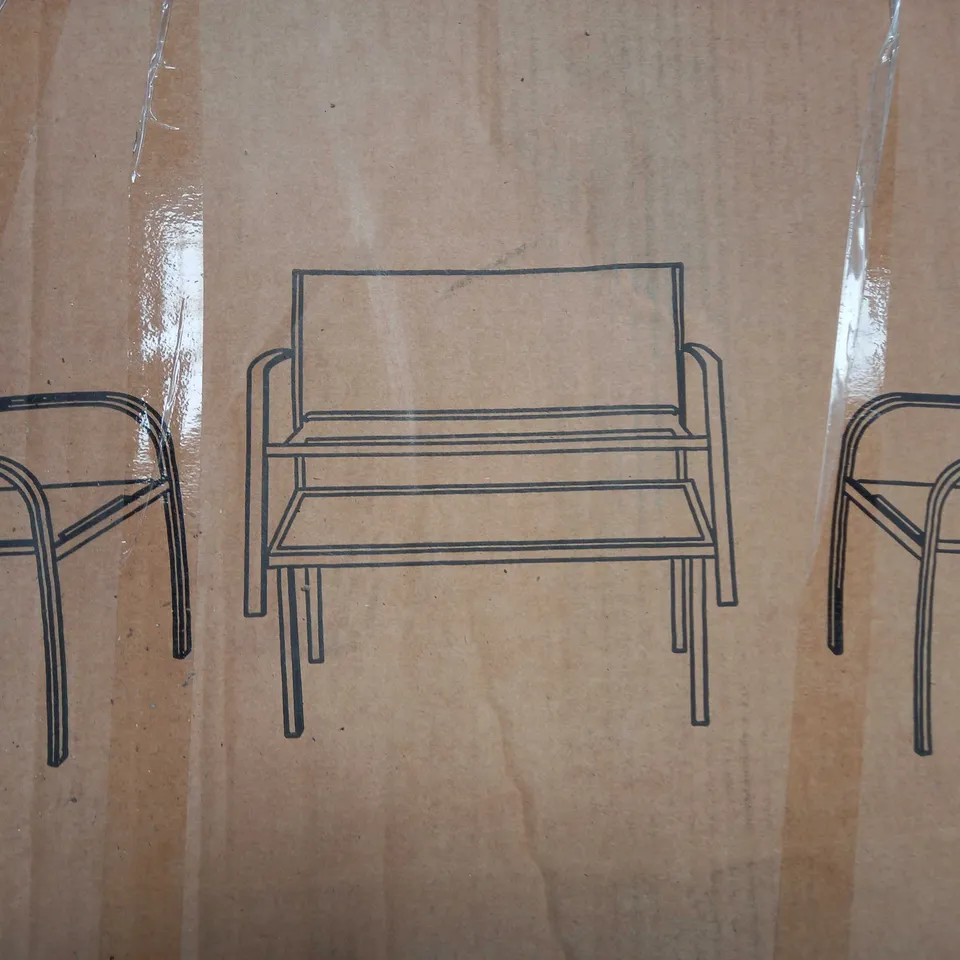 BOXED EVERYDAY SYDNEY SOFA SET IN BLACK - COLLECTION ONLY RRP £179.99