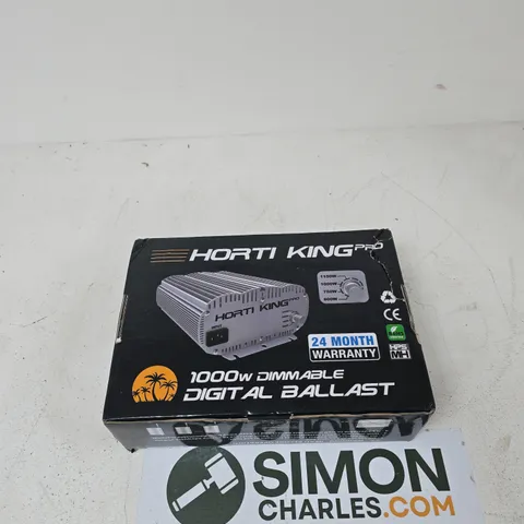 HORTI KING PRO 1000W DIMMABLE DIGITAL BALLAST 