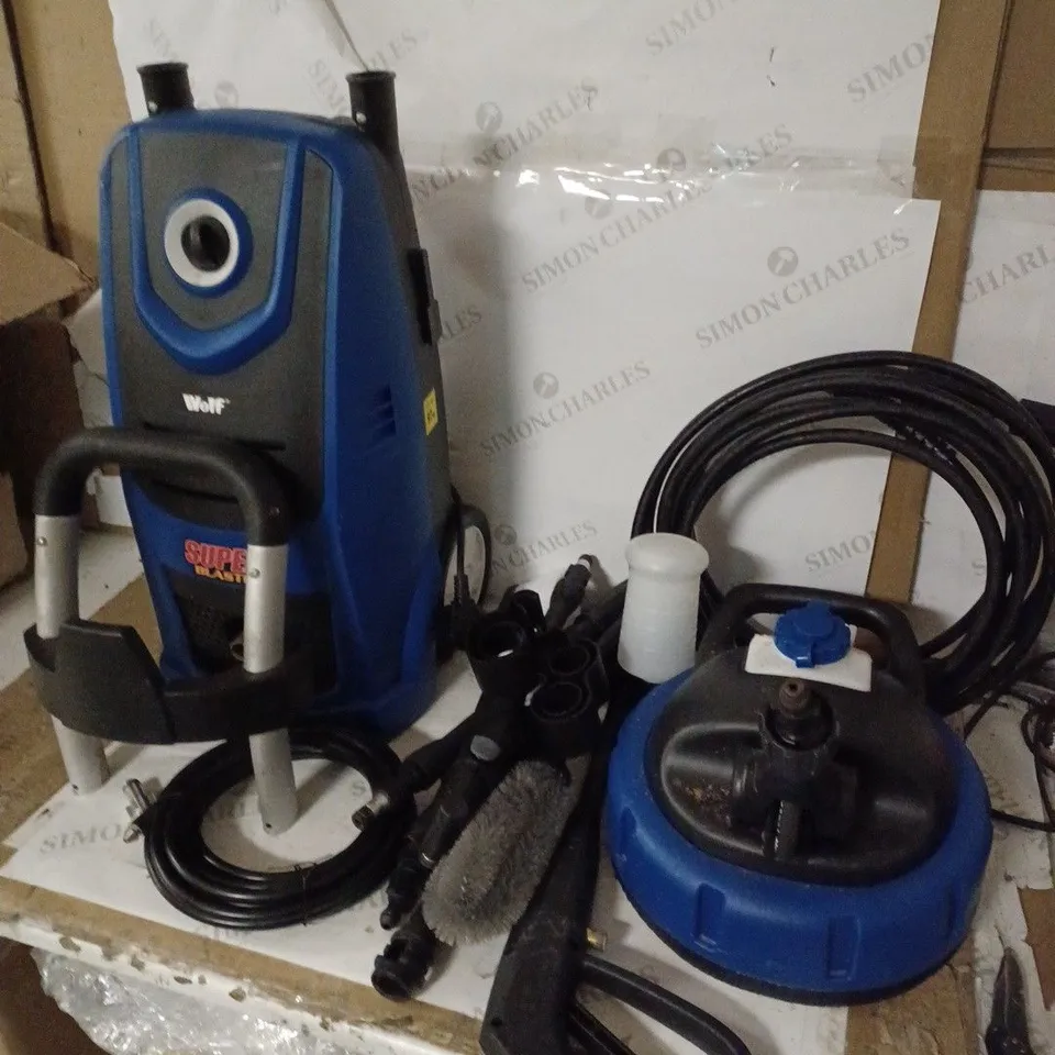 WOLF SUPER BLASTER PRESSURE WASHER BLUE