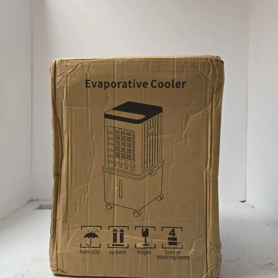 PORTABLE EVAPORATIVE COOLER – WHITE WITH BLACK TOP