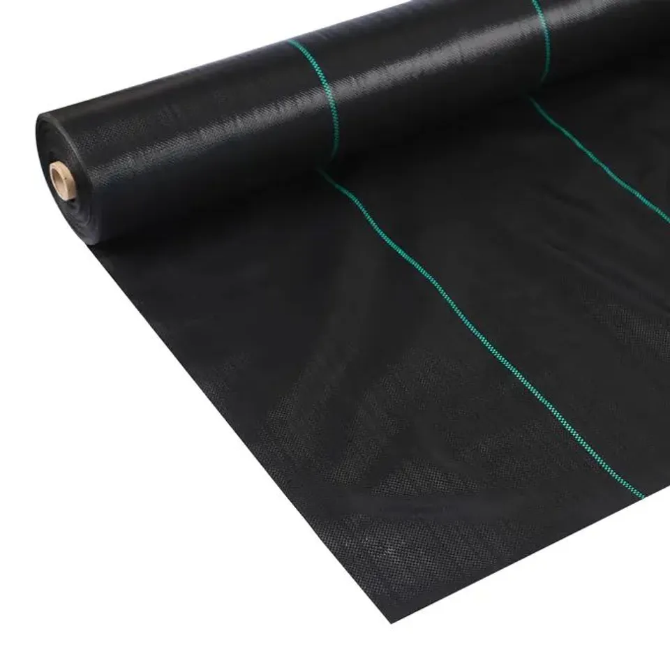 BOXED GARVEE WEED BARRIER LANDSCAPE FABRIC HEAVY DUTY, WEATHER-PROOF, POLYPROPYLENE WOVEN, EASY SETUP, DURABLE GROUND COVER FOR GARDEN & YARD (1 BOX)