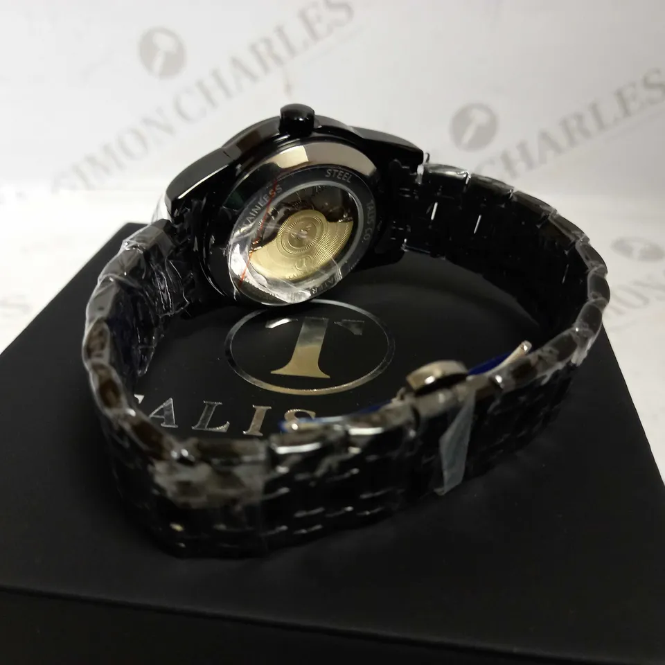 TALIS CO SKELETON DIAL BRACELET STRAP WRISTWATCH RRP £550