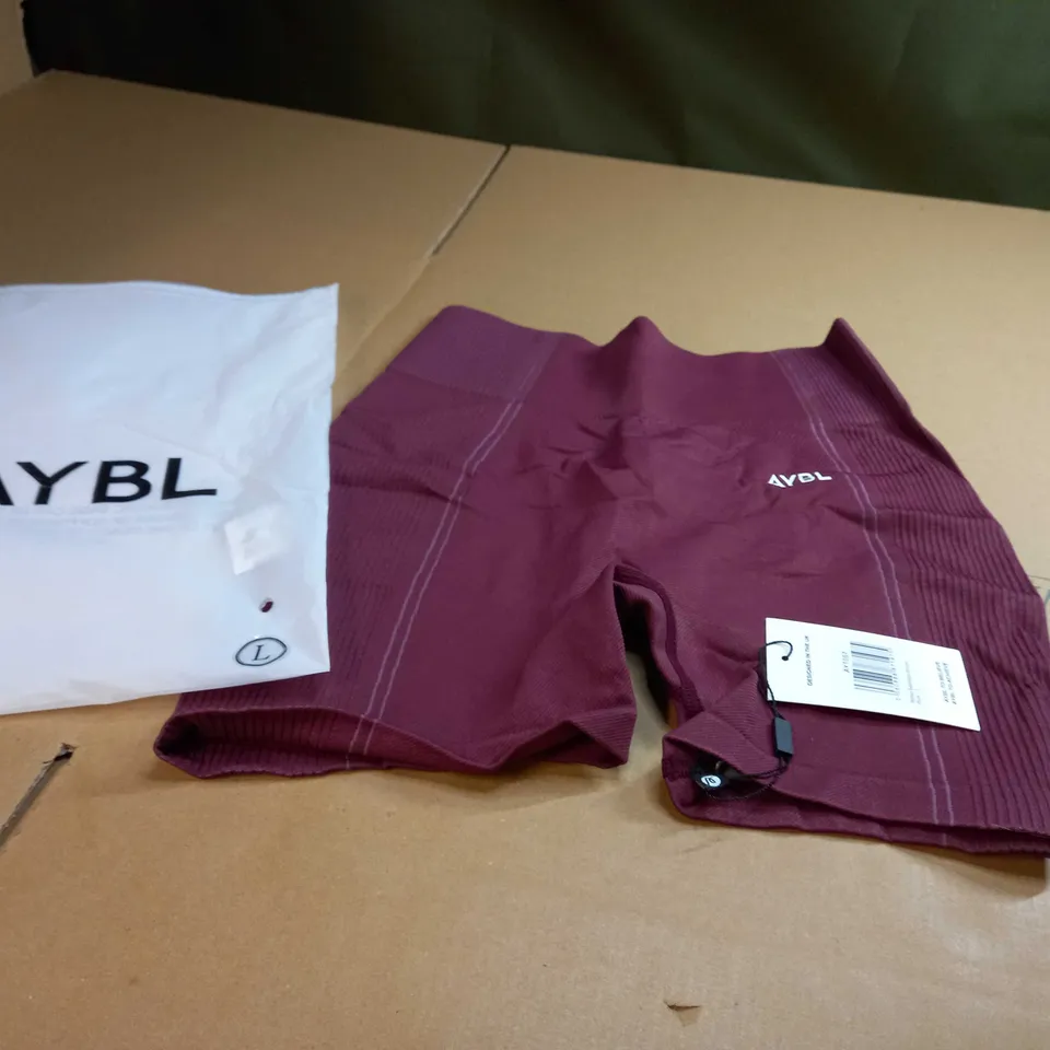 AYBLPLUM REFLEX SEAMLESS SHORTS - LARGE