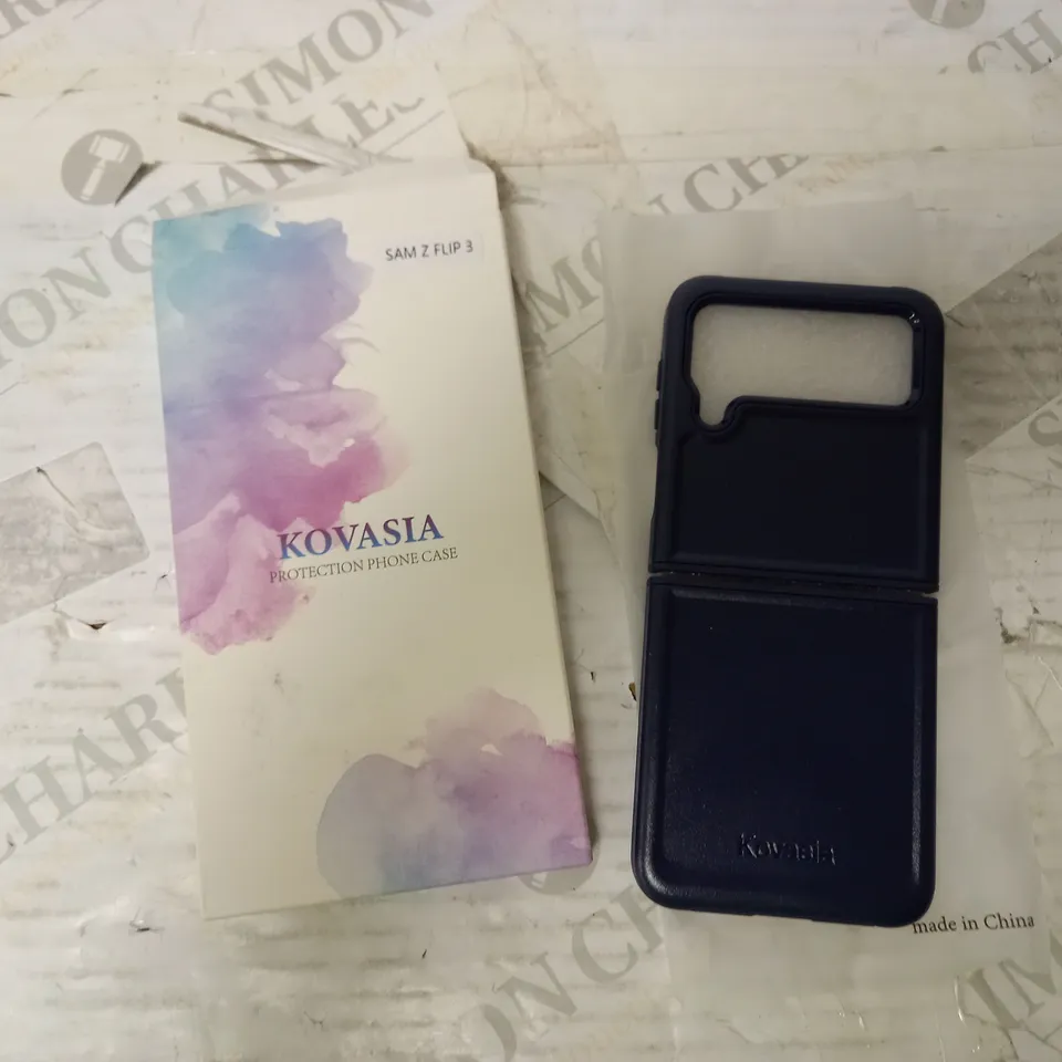 BOXED KOVASIA PROTECTIVE PHONE CASE FOR SAMSUNG FLIP 3 - PURPLE