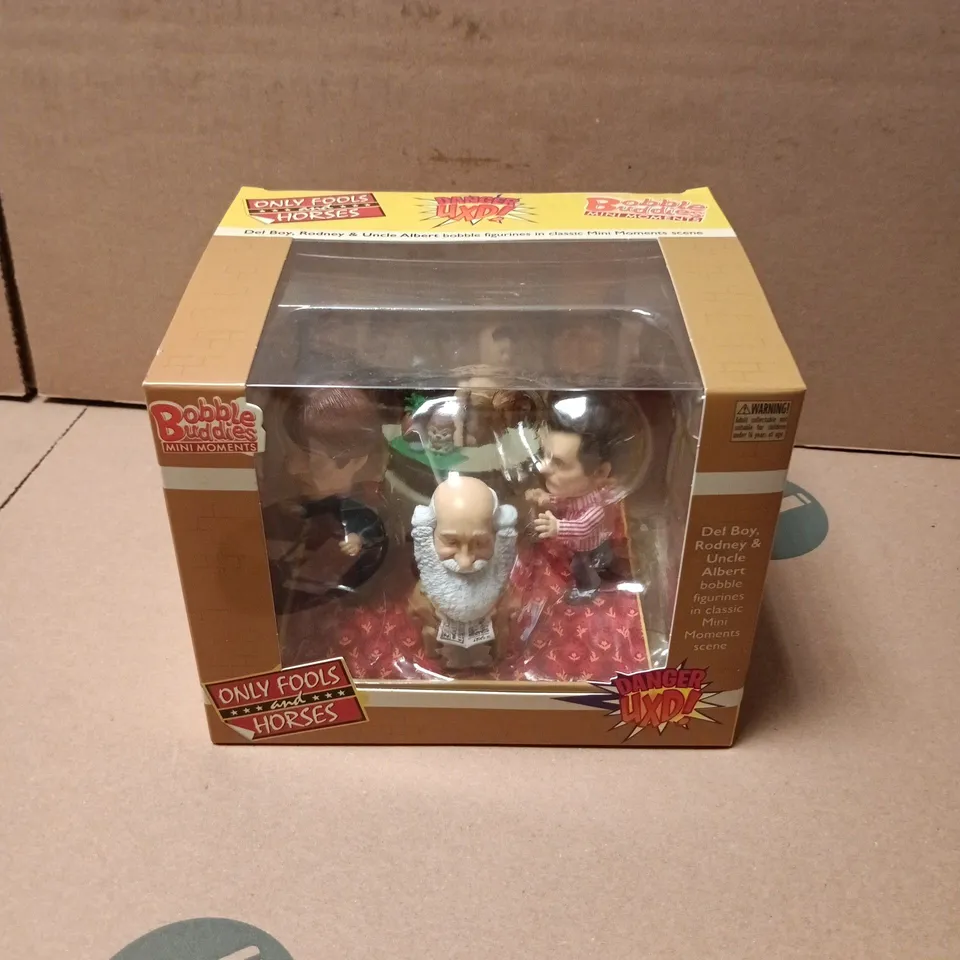 BOXED BOBBLE BUDDIES MINI MOMENTS ONLY FOOLS AND HORSES DANGER UXD BOBBLEHEAD BLOW-UP DOLLS