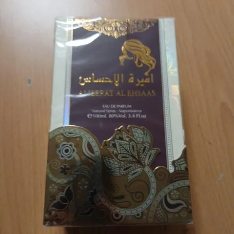 BOXED AND SEALED AMEERAT AL EHSAAS EAU DE PARFUM 100ML