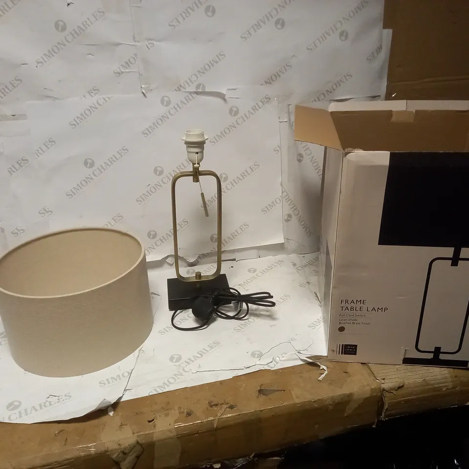 JOHN LEWIS FRAME TABLE LAMP 