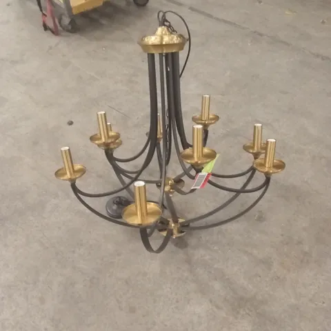 DESIGNER 9-LIGHT CHANDELIER LIGHT