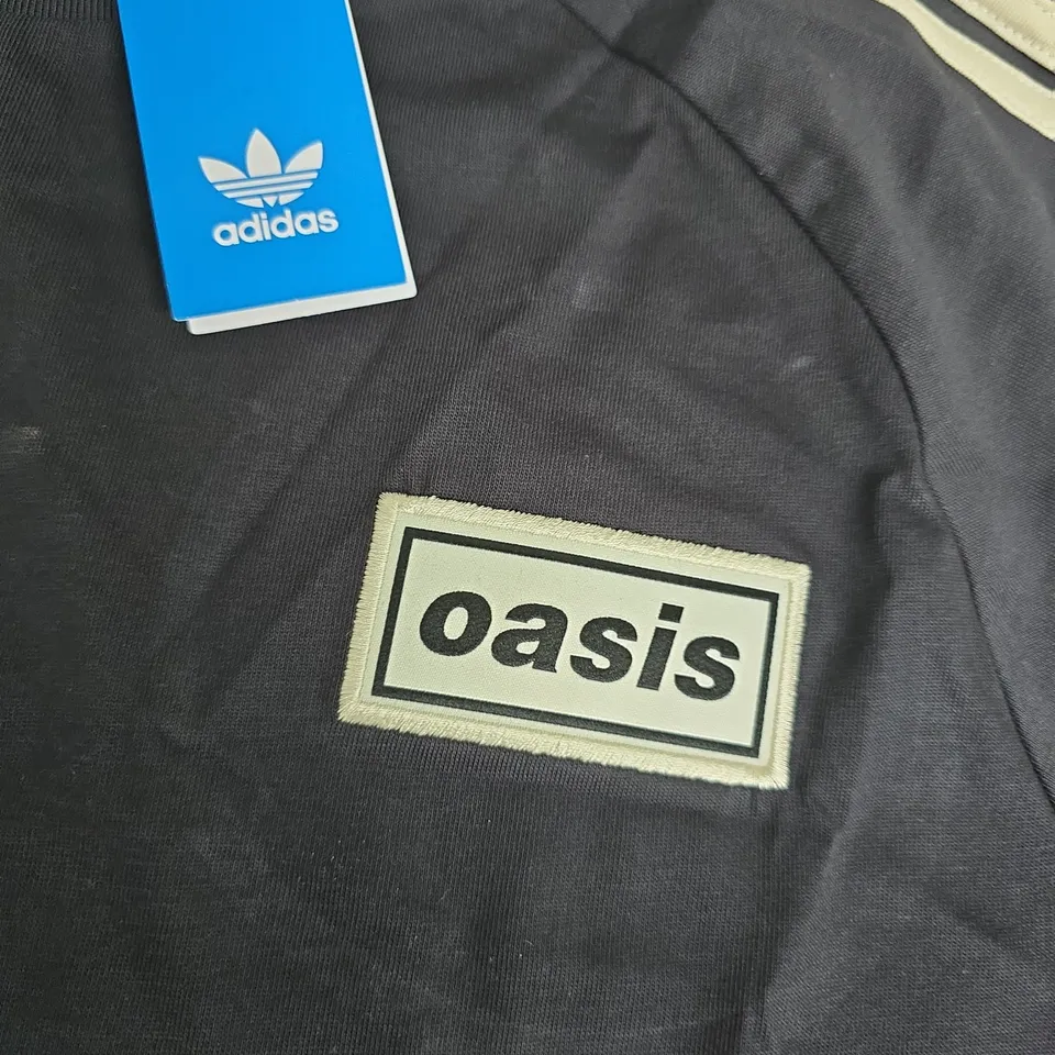 ADIDAS OASIS LIVE '25 T-SHIRT - BLACK/GREY, UK L