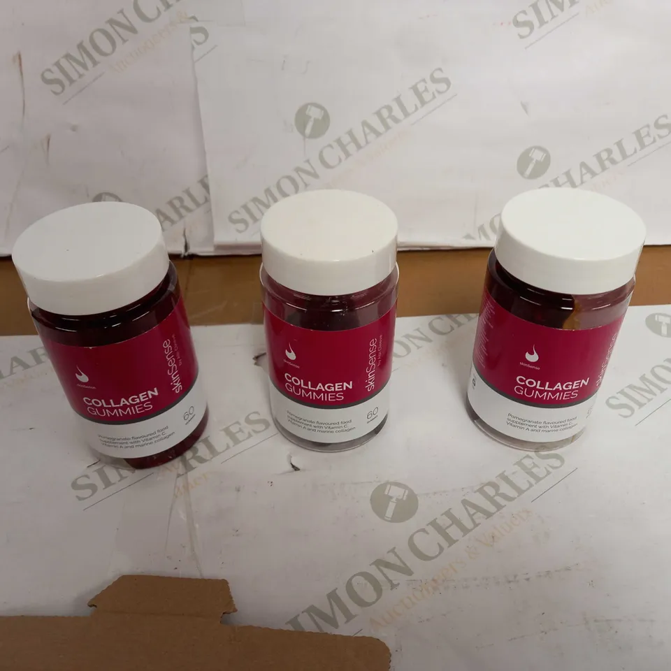 SINSENSE COLLAGEN GUMMIES 60 GUMMIES X3