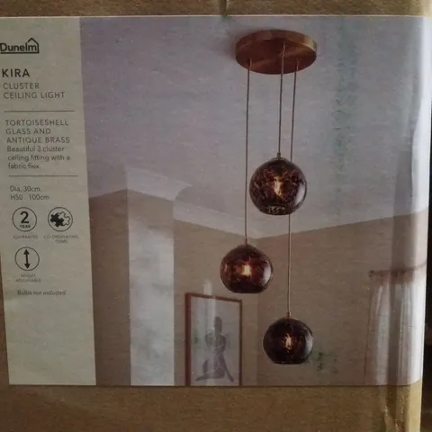 BOXED DUNELM KIRA CLUSTER CEILING LIGHT 
