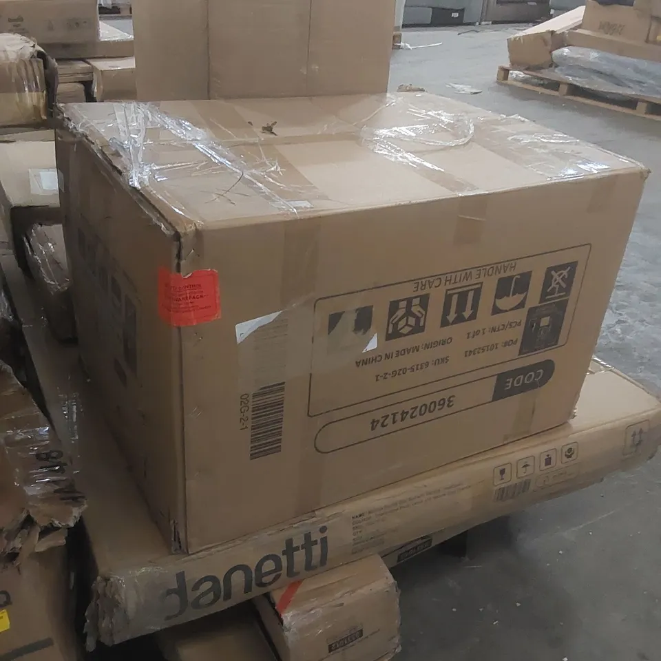 PALLET CONTAINING A LARGE QUANTITY OF ASSORTED FURNITURE PARTS