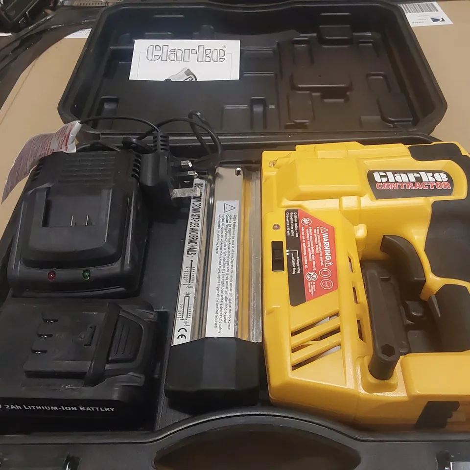 CLARKE CONTRACTOR CONSN18LIC 18V LI-ION STAPLER/NAILER