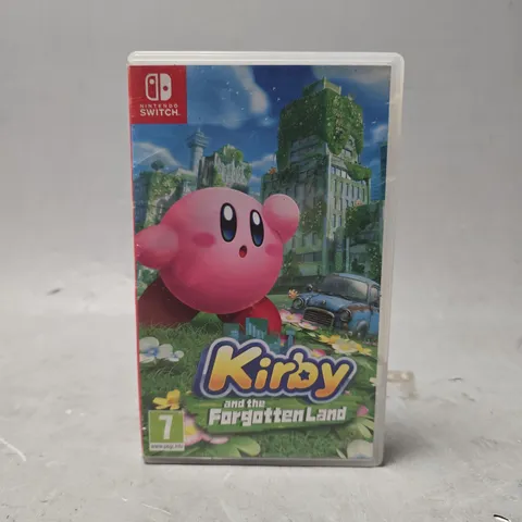 NINTENDO SWITCH GAME KIRBY AND THE FORGOTTEN LAND