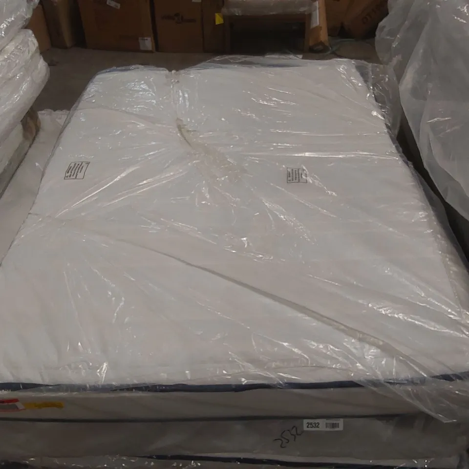 QUALITY BAGGED TIGHT TOP SPRING MATTRESS 15CM/6IN HEIGHT - 135CM DOUBLE