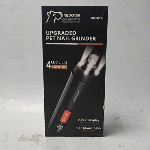 BOXED IREDOON UPGRADED PET NAIL GRINDER IN PURPLE