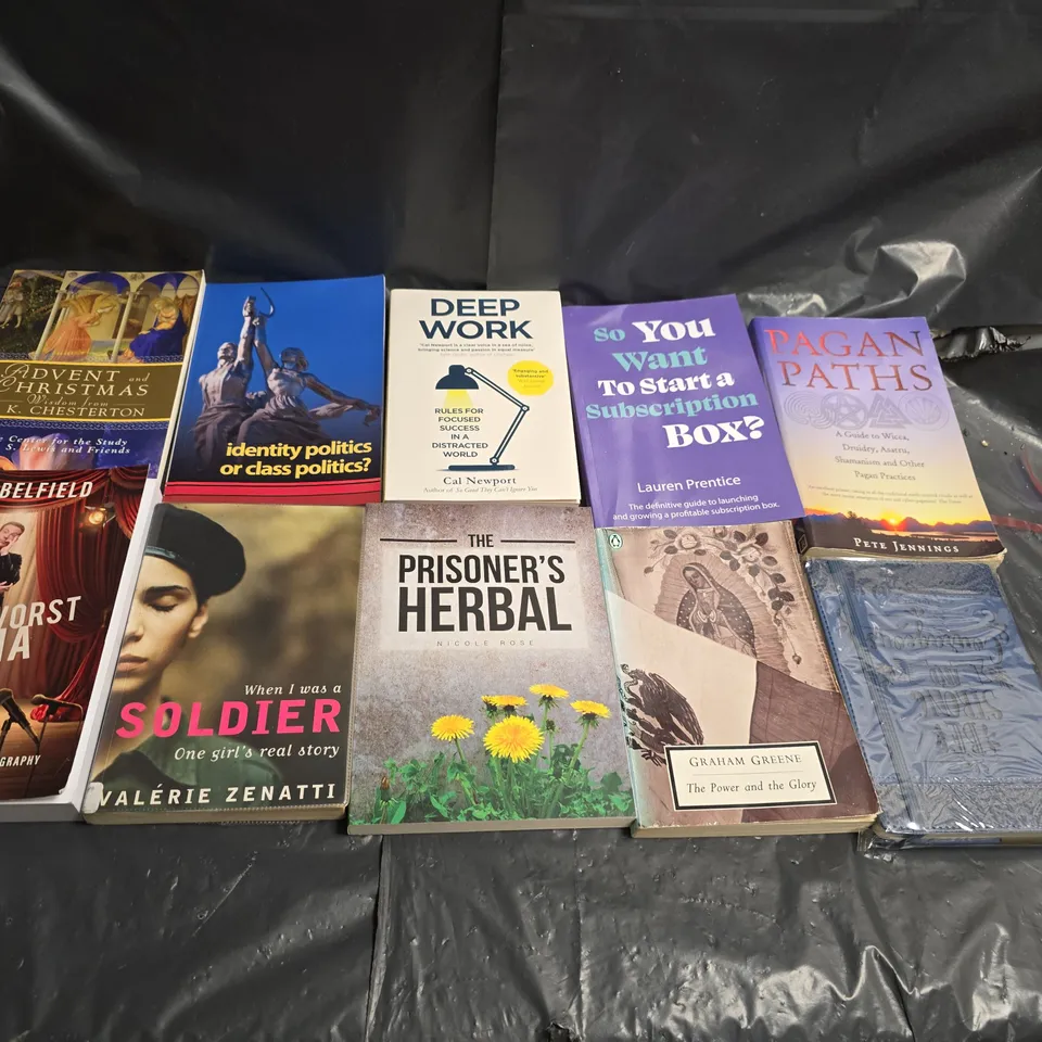 ASSORTED BOOKS, MAGAZINES & COMICS COLLECTION