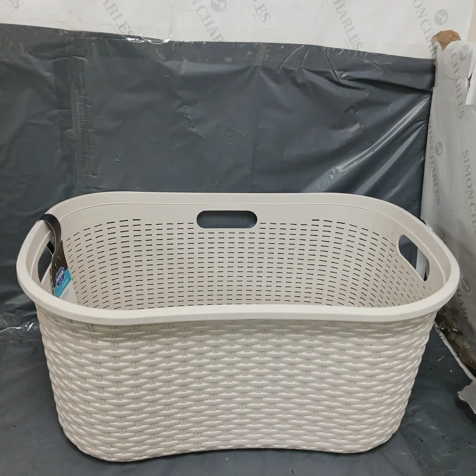 ADDIS RATTAN HIPSTER LAUNDRY BASKET RRP £20