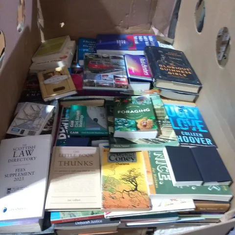 LARGE QUANTITY OF ASSORTED BOOK TITLES INCLUDE FICTION AND NON-FICTION TITLES BY AUTHORS SUCH AS;