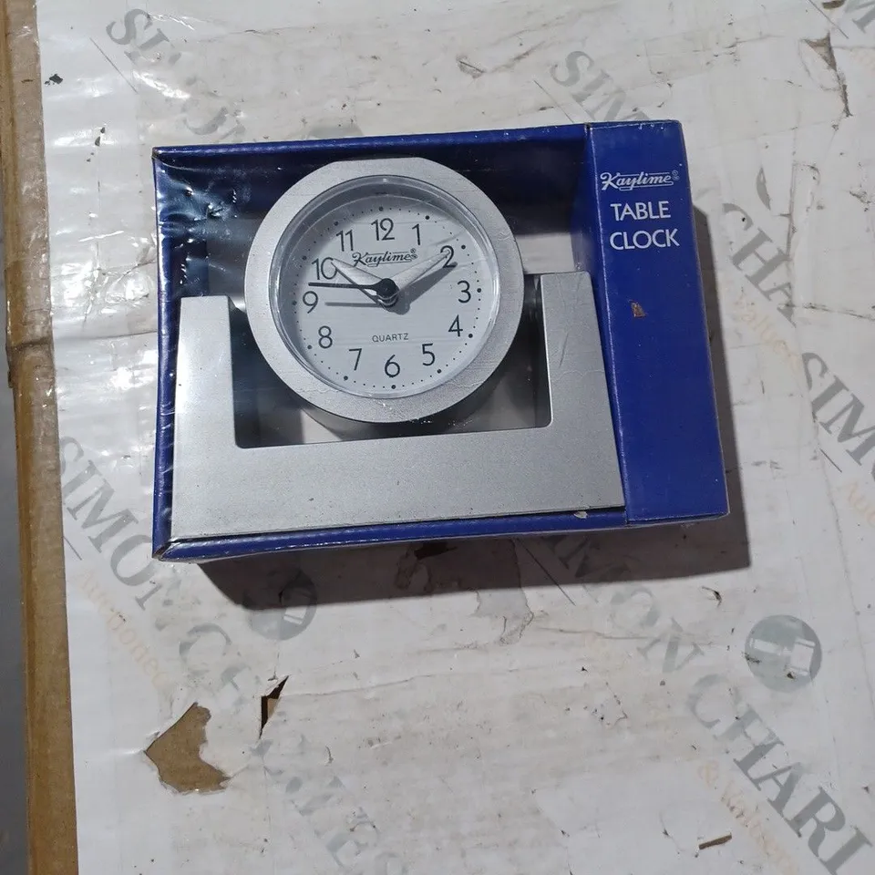BOX OF APPROX 18 KAYTIME TABLE CLOCKS 