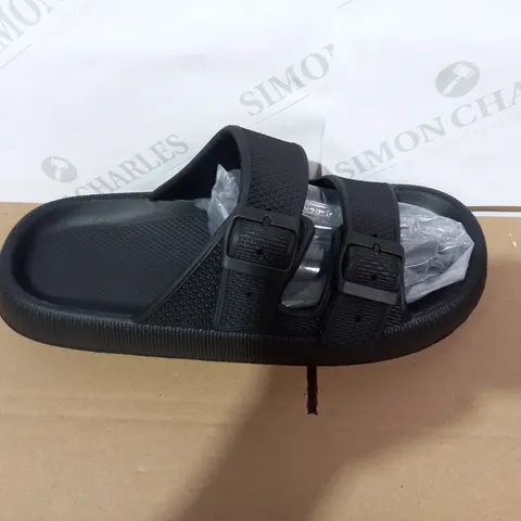 PAIR OF COZI SLIDES BLACK SANDALS SIZE 44-45