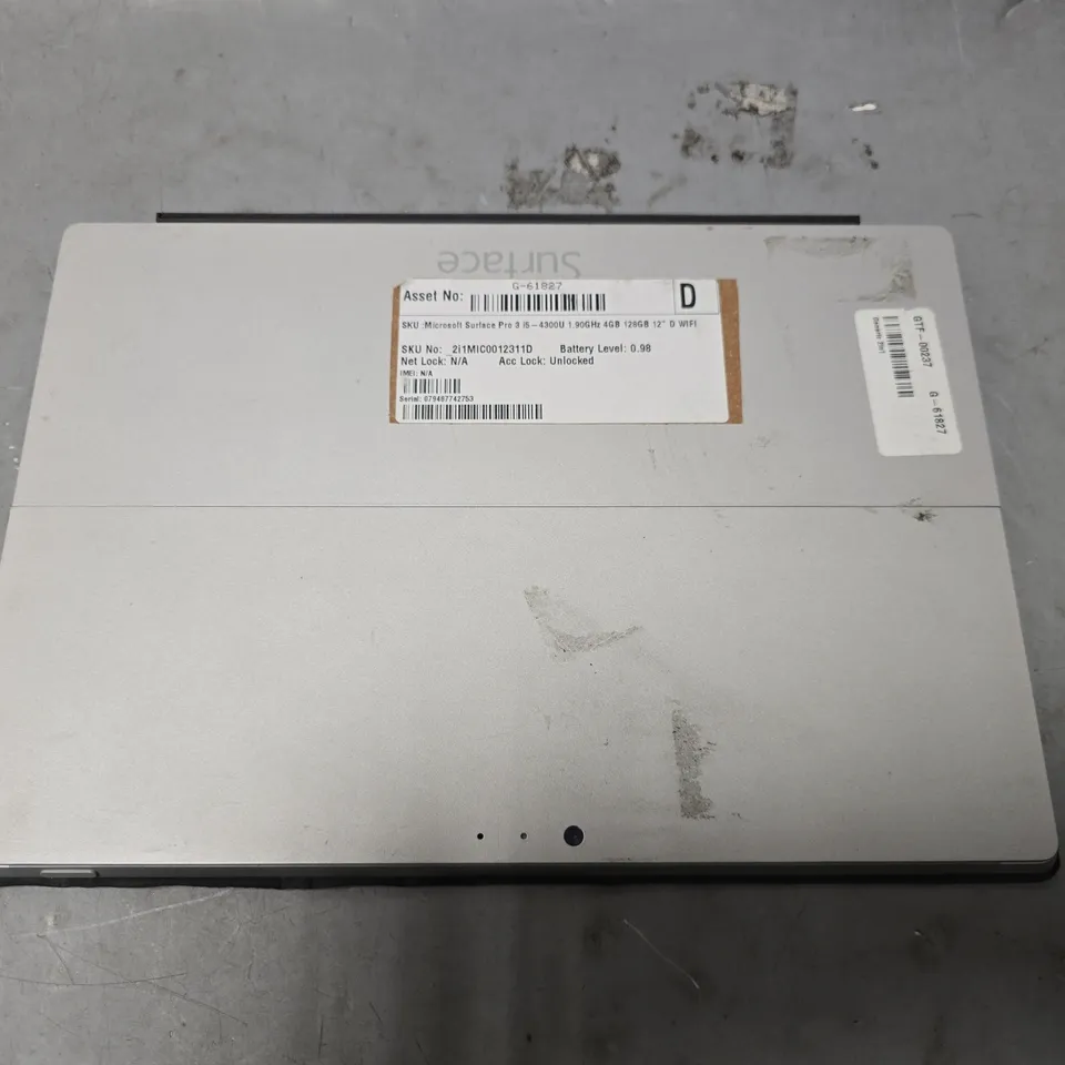 MICROSOFT SURFACE PRO 3