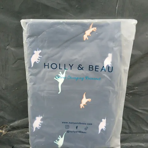 BAGGED HOLLY AND BEAU DINOSAUR RAINCOAT - SIZE 5/6 - COLOUR CHANGING