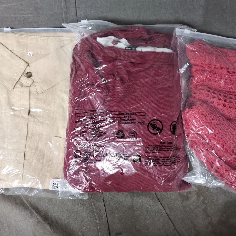 APPROXIMATELY 20 ASSORTED CLOTHING AND FASHION PRODUCTS IN VARIOUS STYLES AND SIZES - COLLECTION ONLY