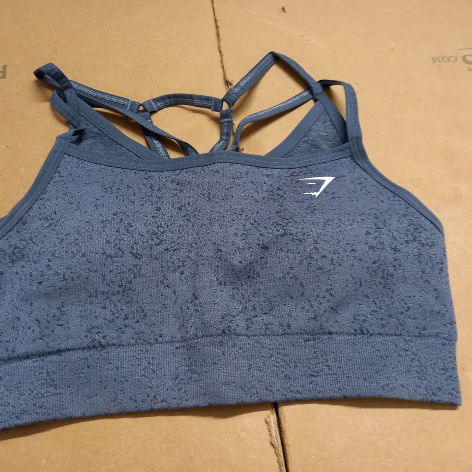 GYMSHARK GREY SPORTS BRA - S