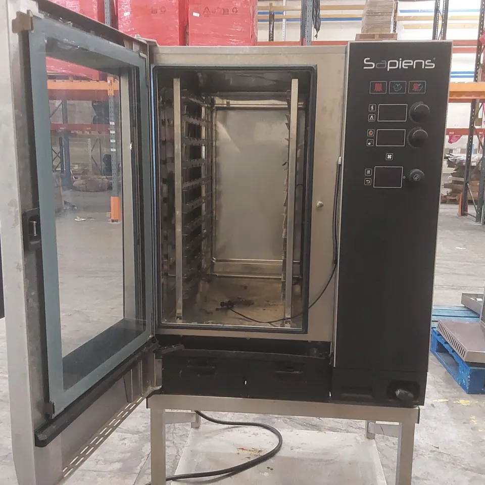 LAINOX SAPIENS BOOSTED SAE101BS 10 DECK ELECTRIC COMBINATION OVEN - BOILER SYSTEM