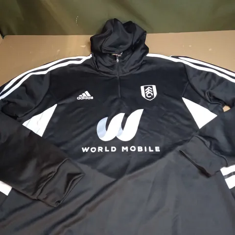 FULHAM FC 1/4 ZIPPED JACKET SIZE XXL