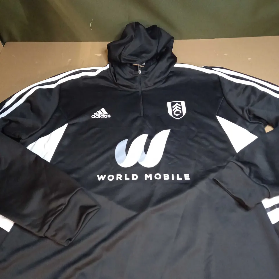 FULHAM FC 1/4 ZIPPED JACKET SIZE XXL